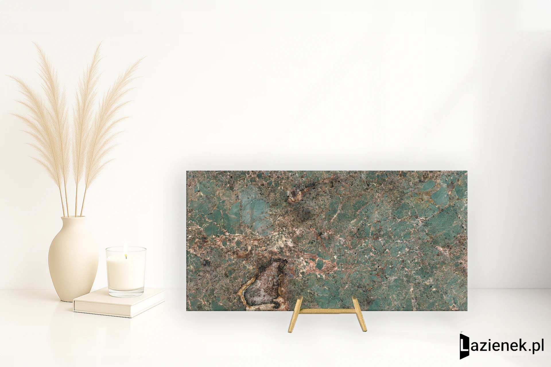 Graniti Fiandre Marmi Maximum Amazonite polerowana 150x300 cm gr. 6 mm - płytka rektyfikowana / MML7961530